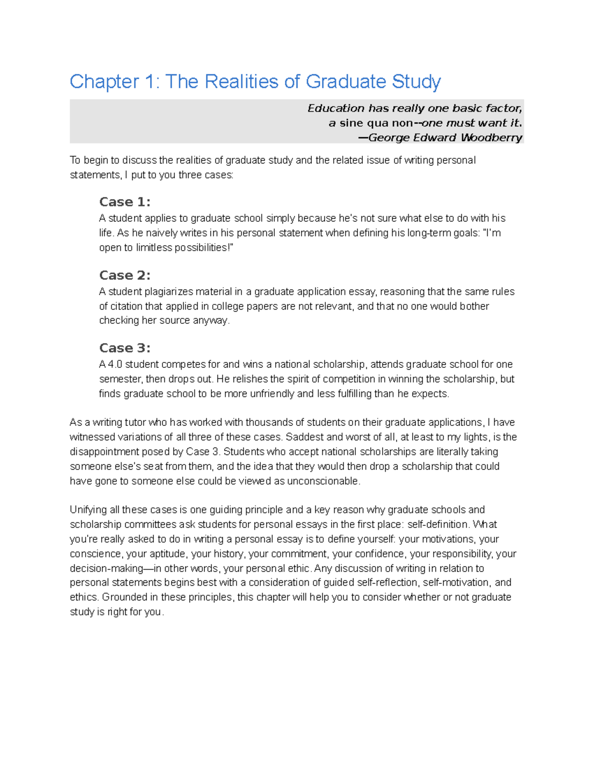 Graduate Studies: Understanding the Realities of Graduate Education ...