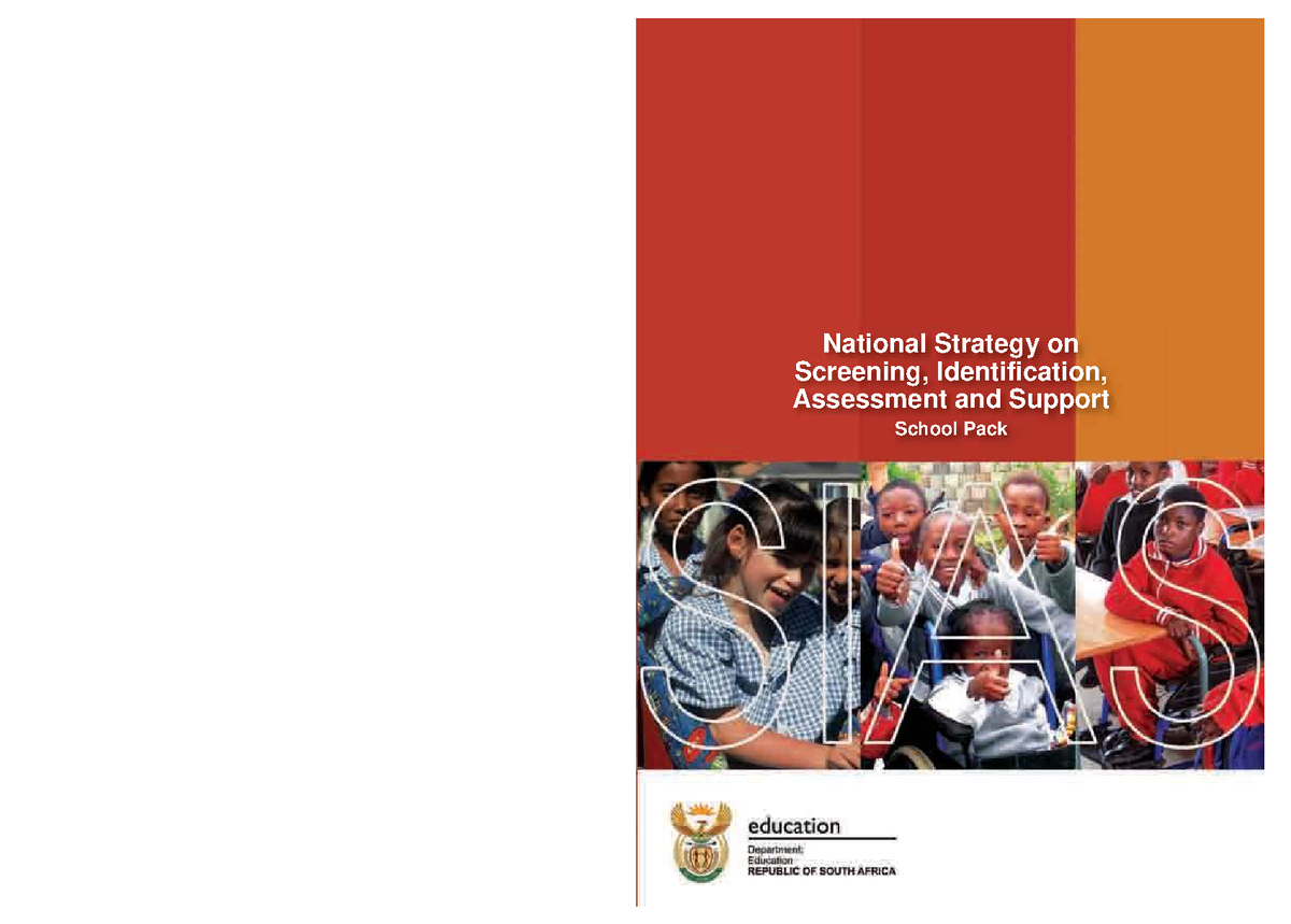 National Strategy on Screening, Identification, Assessment and Support ...