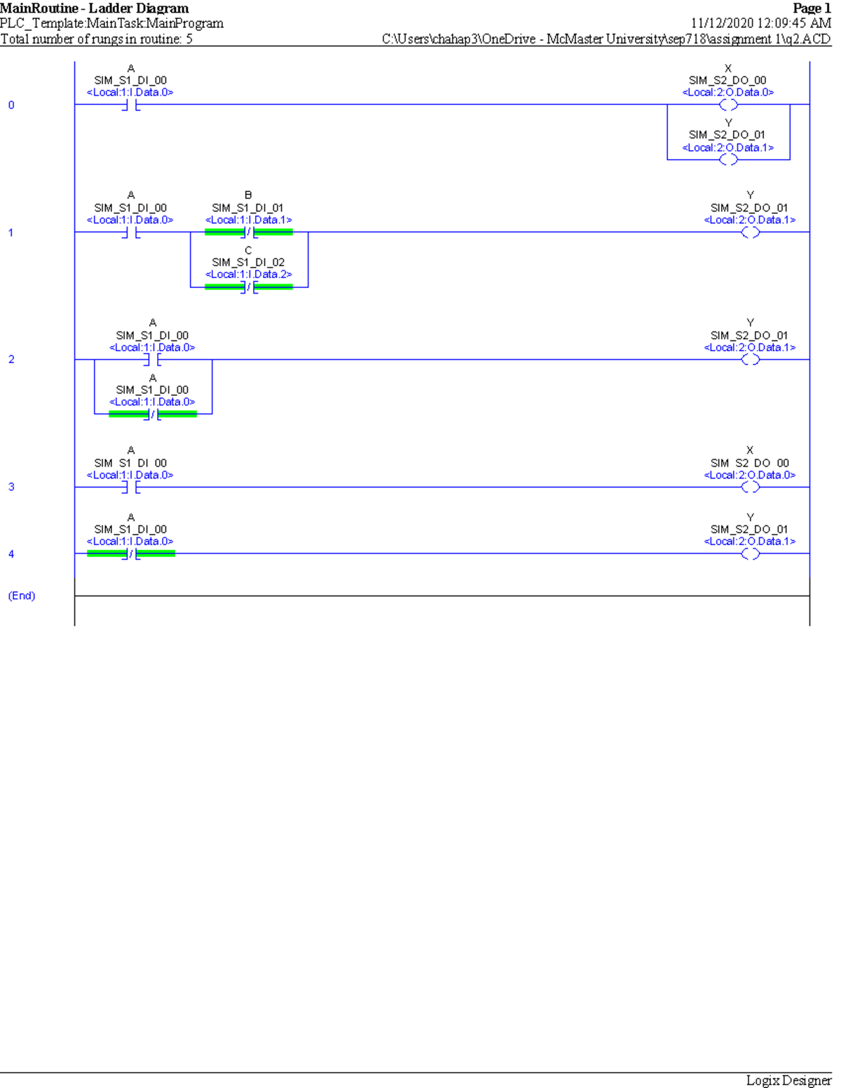 Q2 PC Autopace 03 - aaa - MainRoutine - Ladder Diagram Page 1 PLC ...