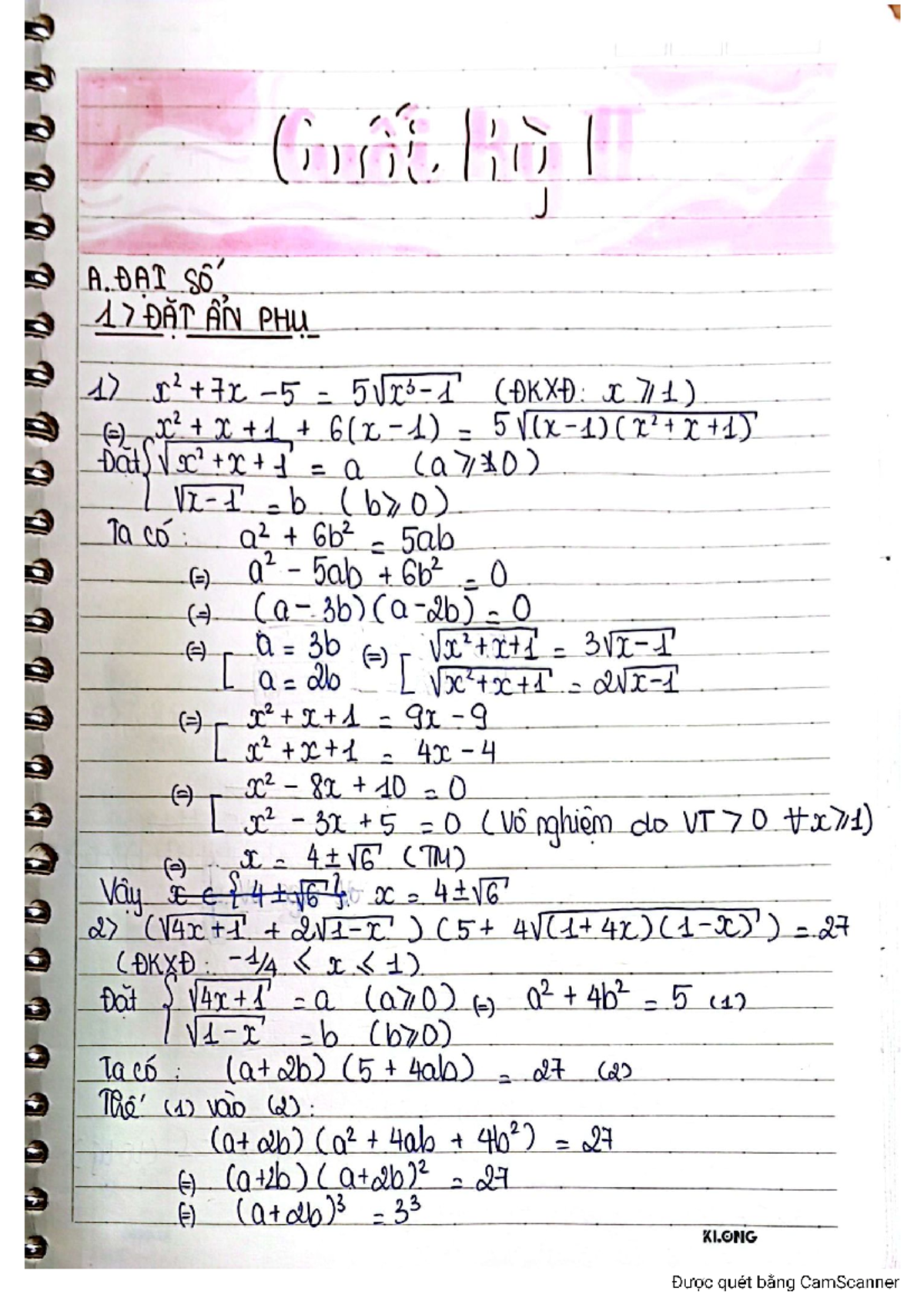 Mathematics Lecture Notes: Advanced Functions and Equations (MATH 101 ...