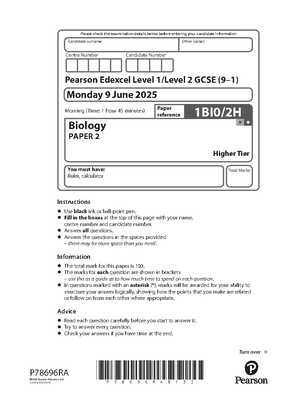 [Solved] gcse combined science content aqa biology paper 1 revision ...