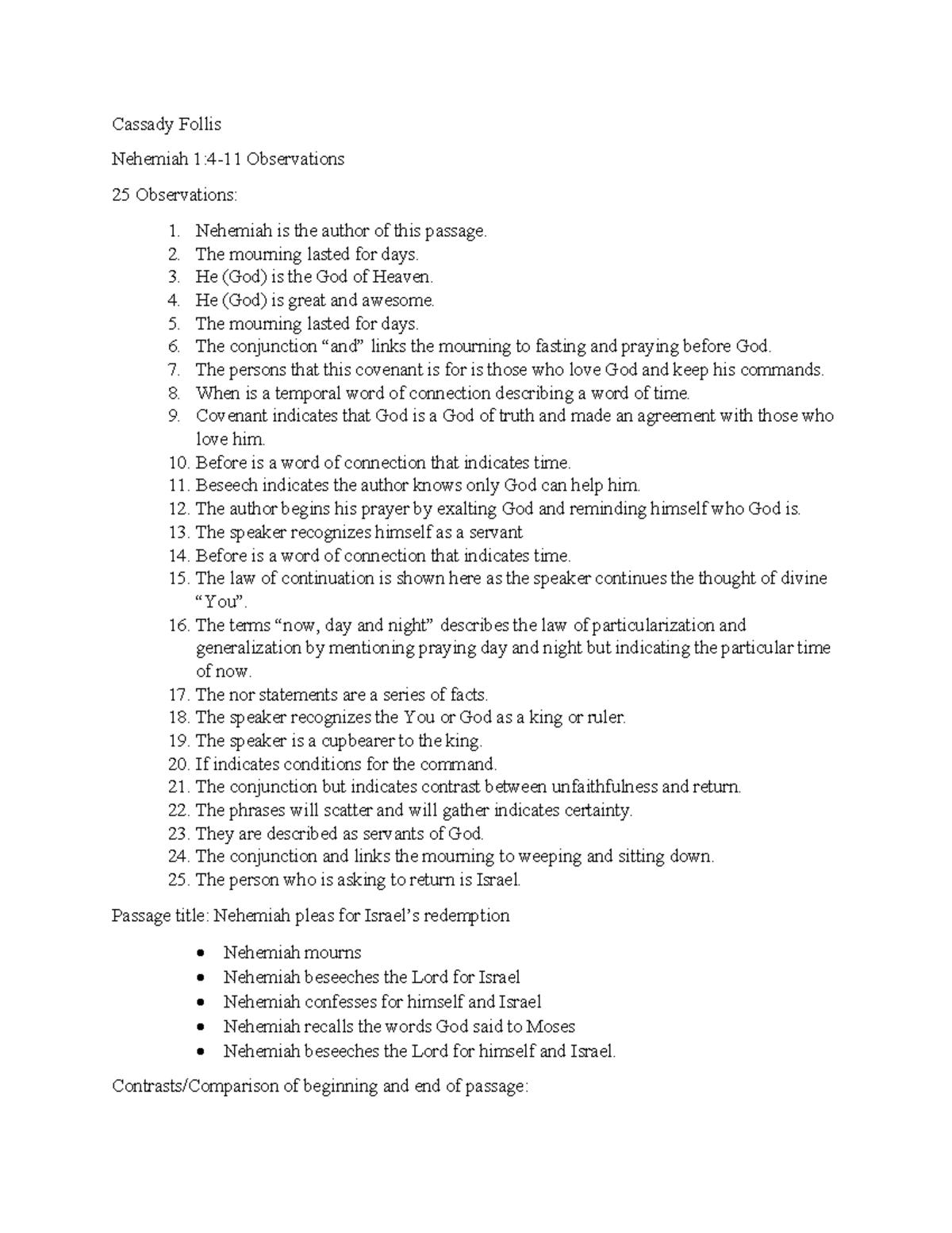 BIBL 101: Observations on Nehemiah's Plea for Redemption and Mourning ...