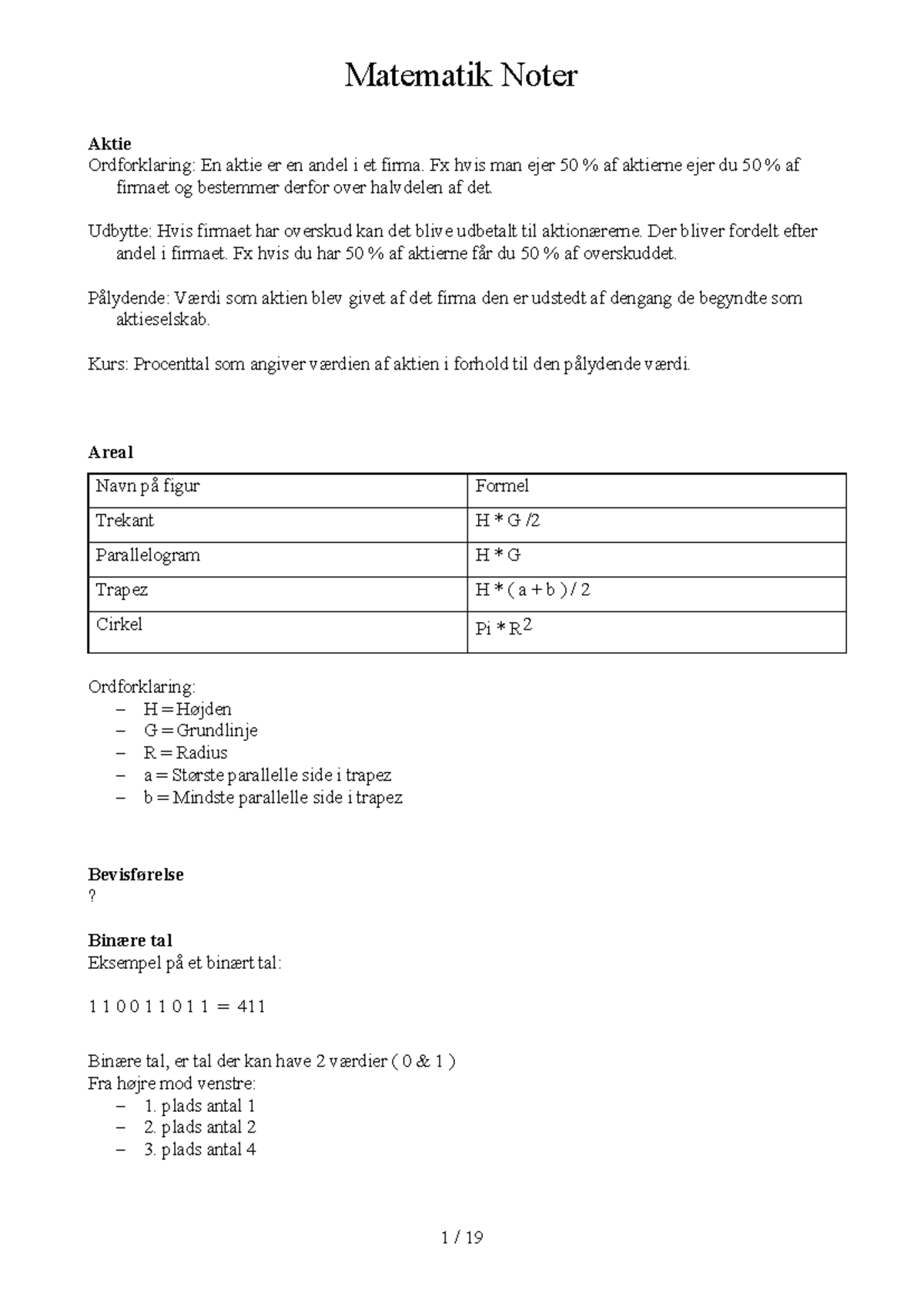 Mat142 - Lecture Notes 1 & 3: Fundamental Concepts of Mathematics - Studocu