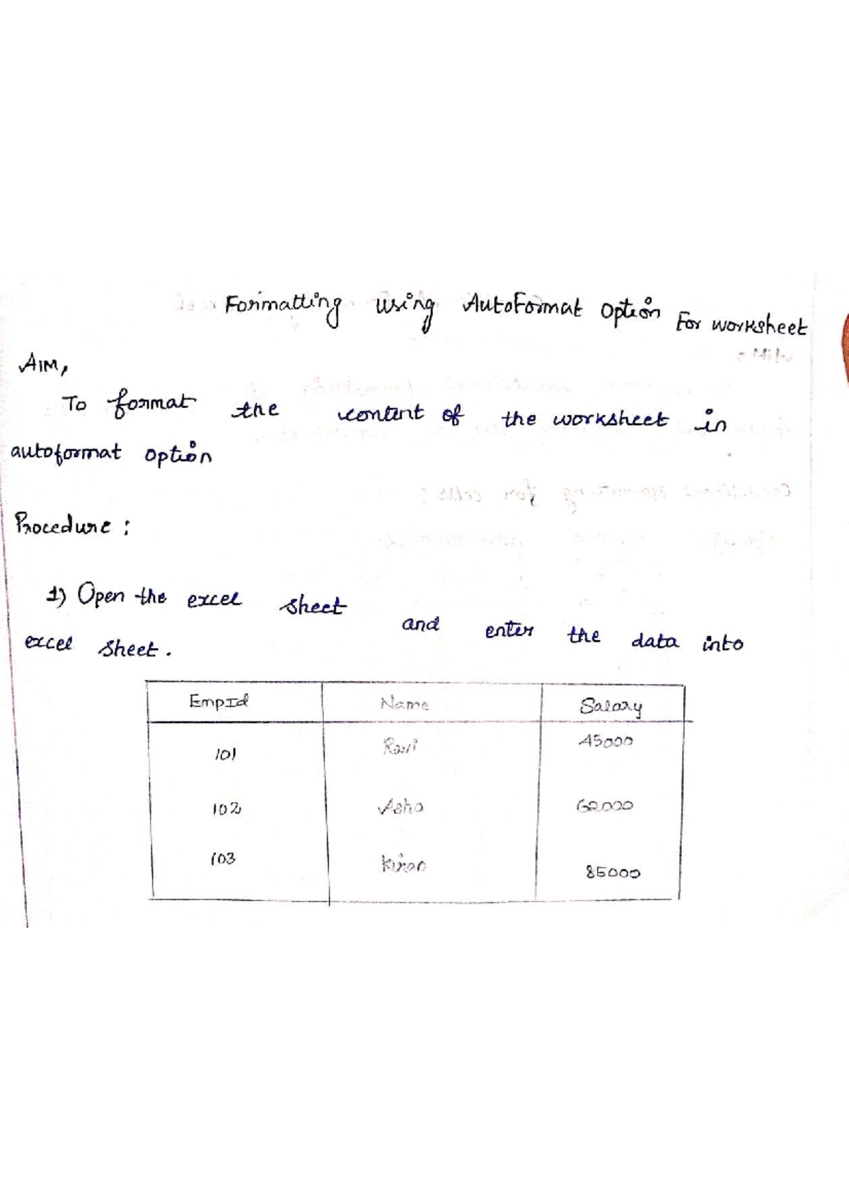 Excel Unit 4 Notes: AutoFormat & Conditional Formatting Guide - Studocu