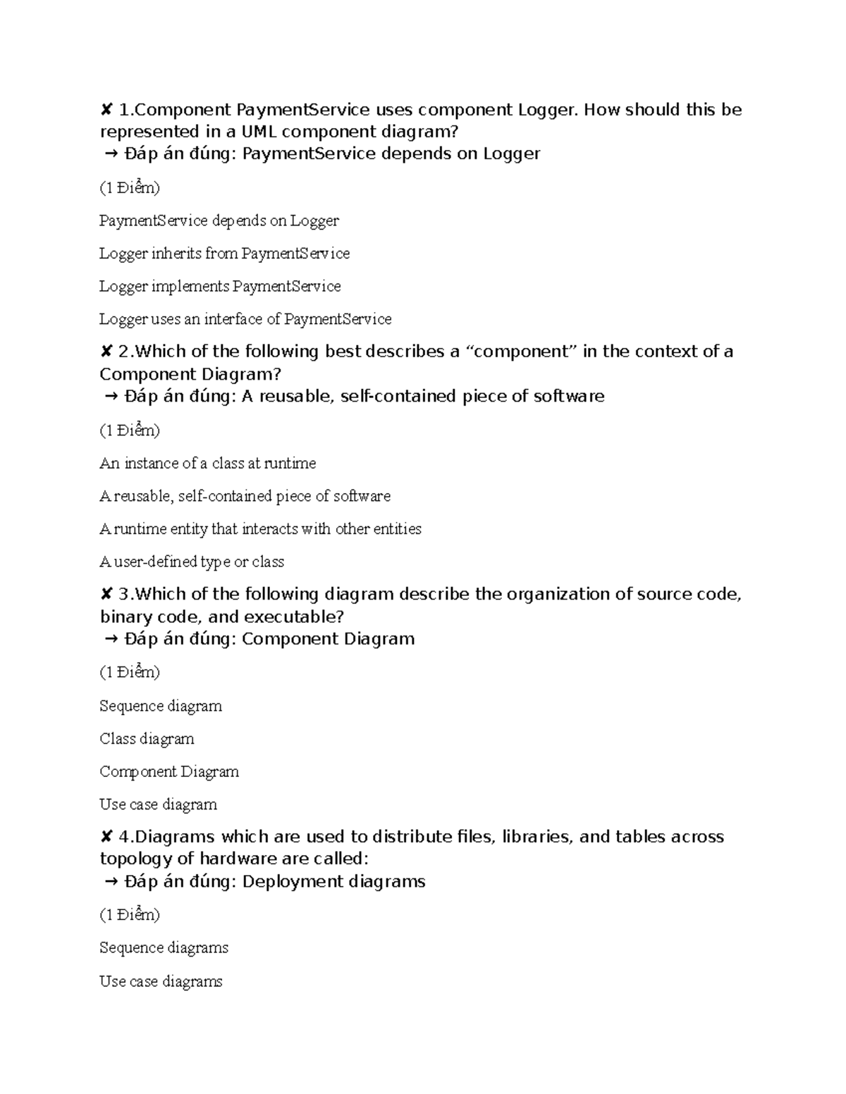 Test OOAD (Object-Oriented Analysis and Design) Component Diagrams ...