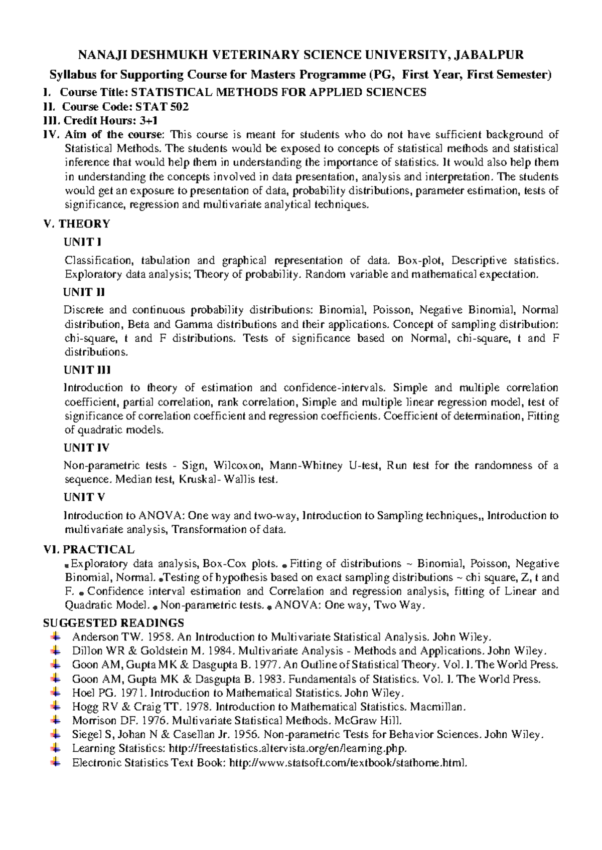 Statistics Lecture Notes for STAT 502: Applied Statistical Methods ...
