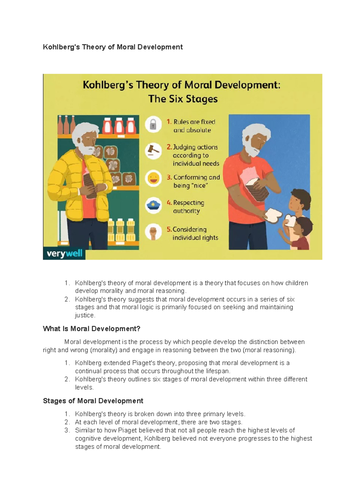 Piaget 3 stages of moral development best sale