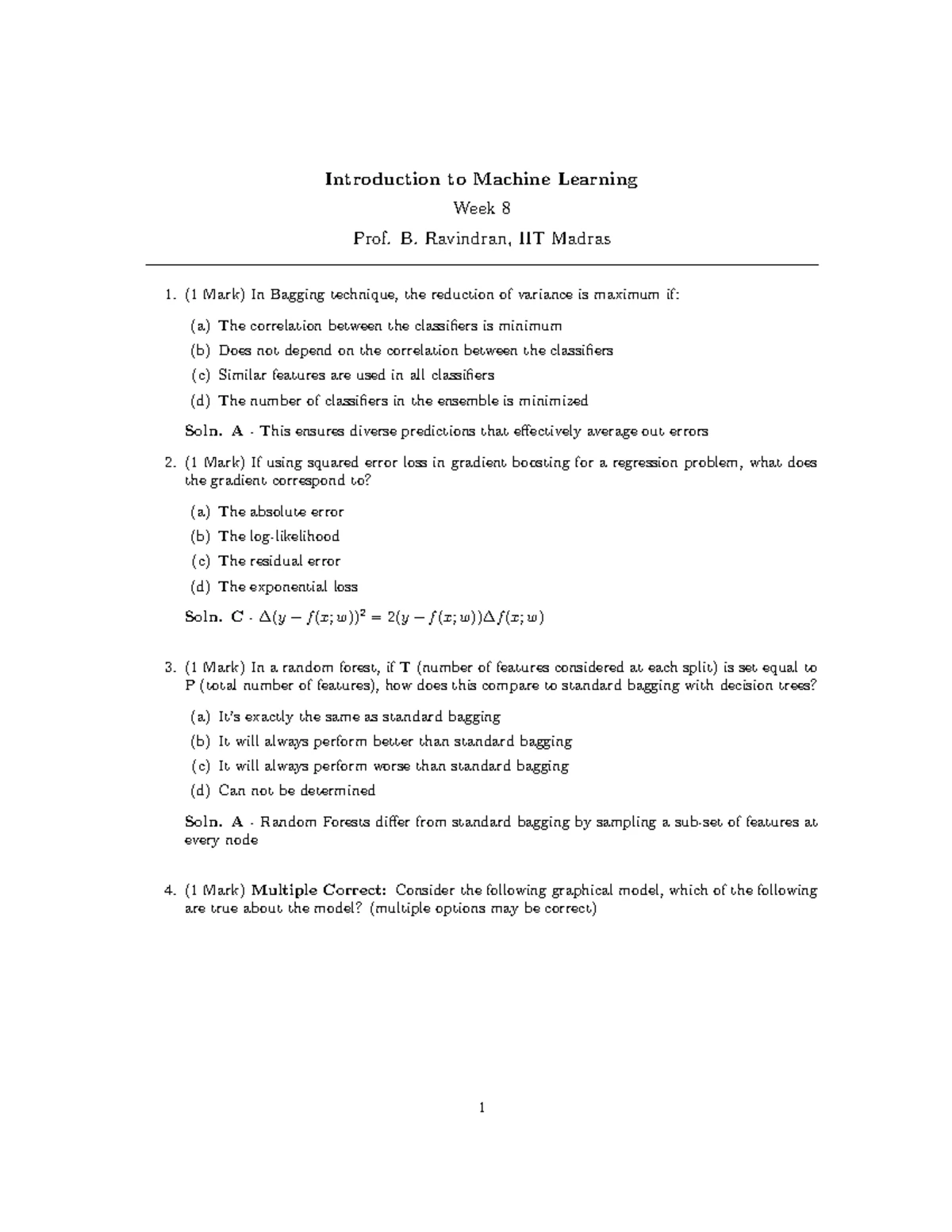 DL - Insem QP March 2024: Deep Learning Concepts & Applications - Studocu