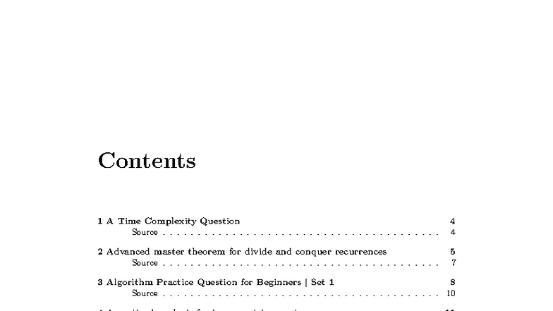 Analysis of Algorithms: Time Complexity and Amortized Analysis - Studocu