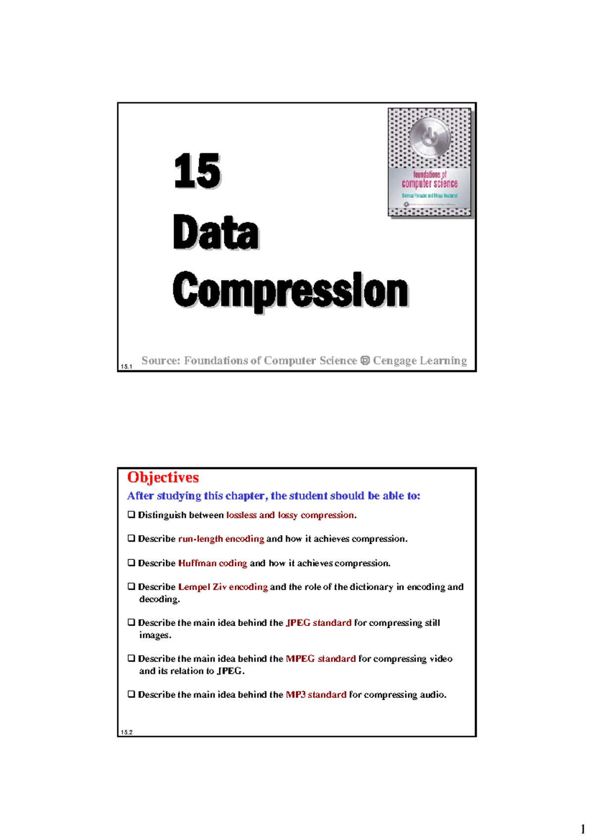 COS1521-foundation of computer science - chapter 15 - 15 Source ...