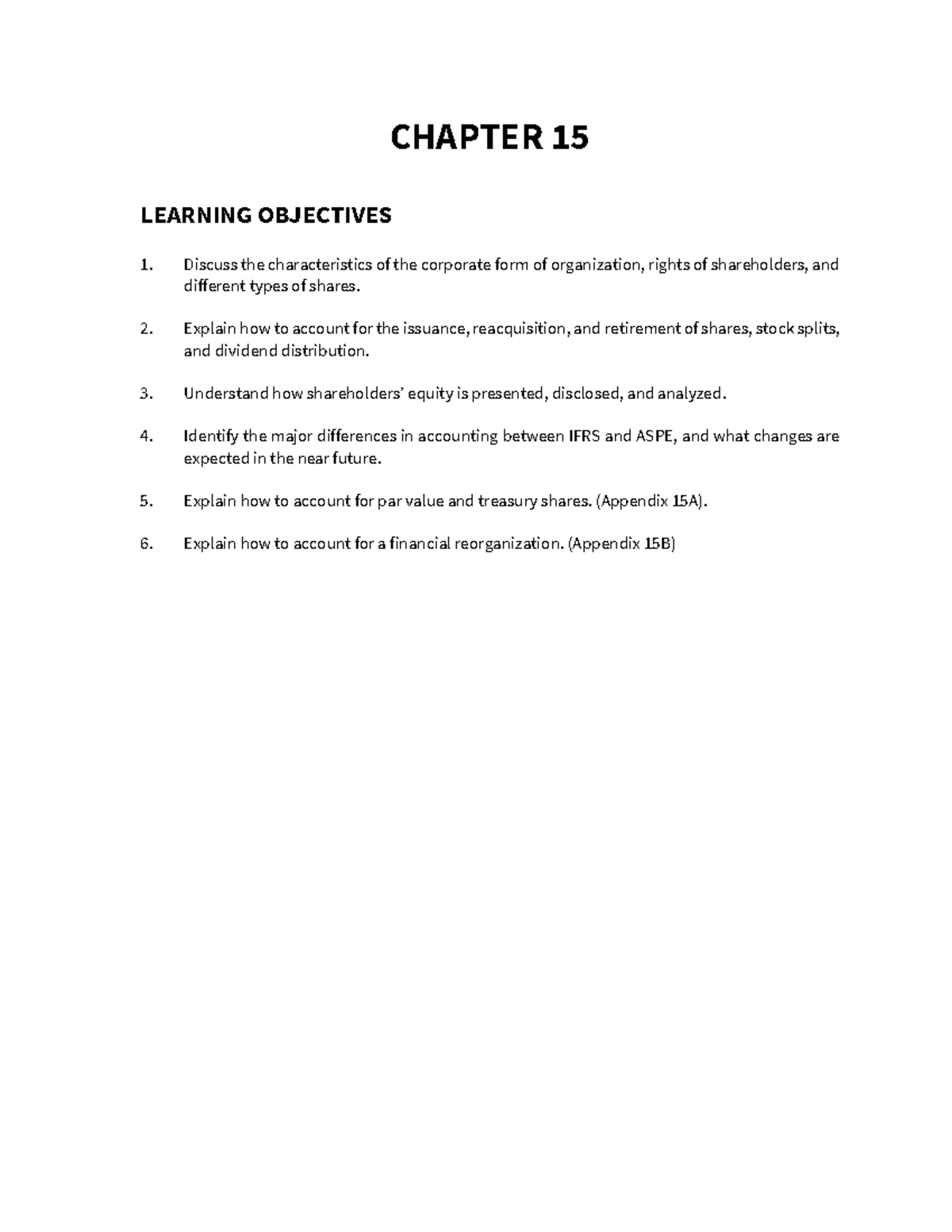 Chapter 15 Outline - fvhfvbhaksalc;sxJBVHFGJKDSALAMZNXSBCDHFJRKEFMDSAX ...