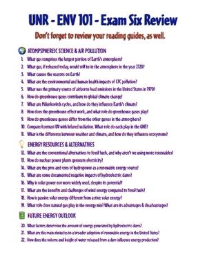 AP Environmental Science Unit 9 Study Guide: Global Change and