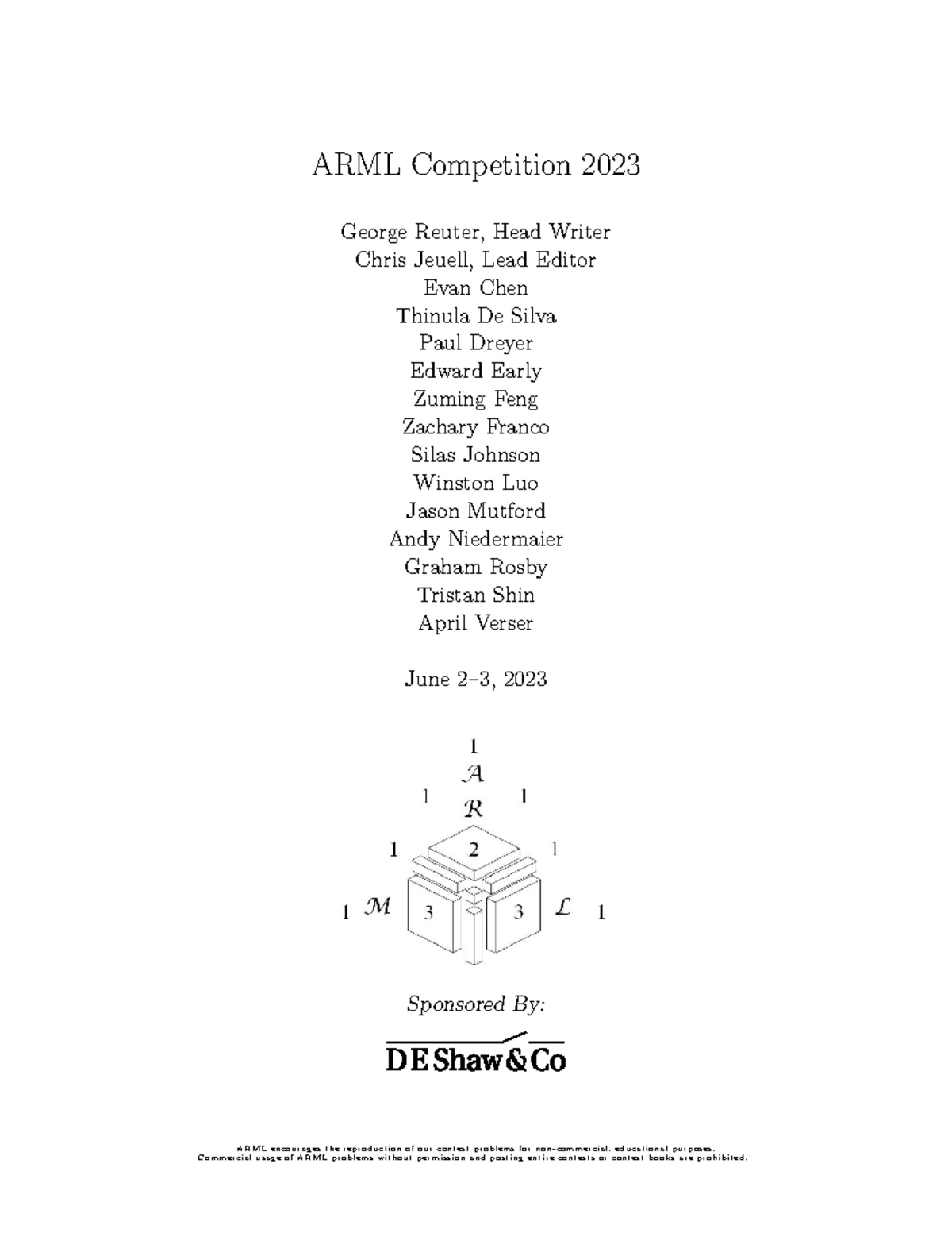 ARML Local 2022 Solutions: Problems and Explanations - Studocu