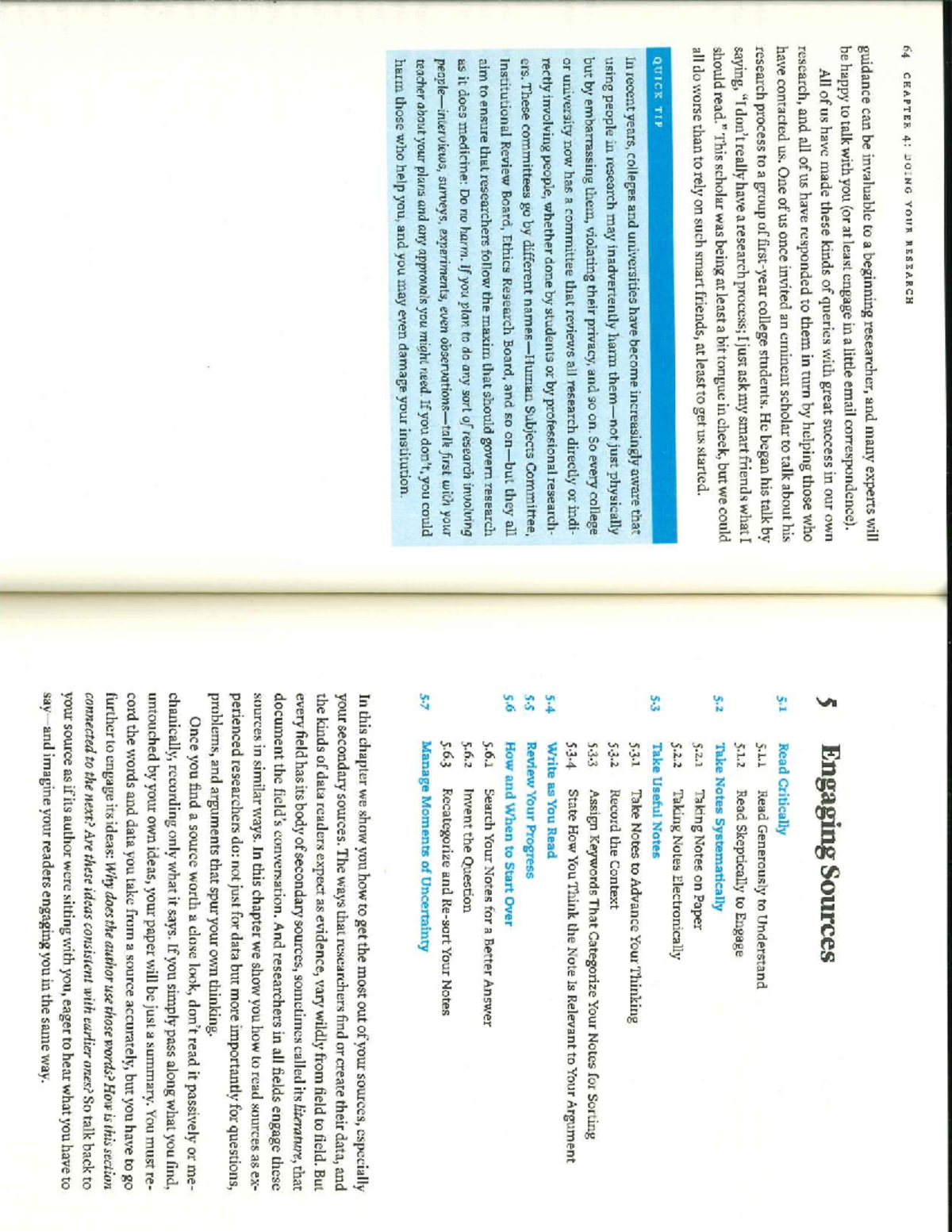 64 CHAPTER 5: ENGAGING SOURCES - A Guide for Researchers - Studocu