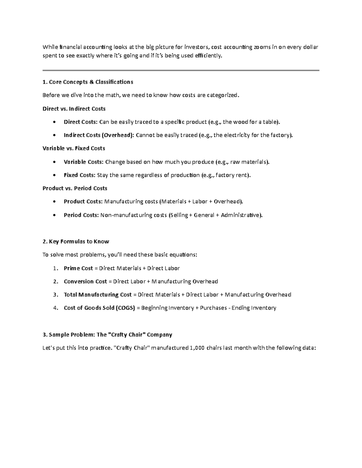 Cost Concepts: Understanding Direct, Indirect, Variable, and Fixed ...