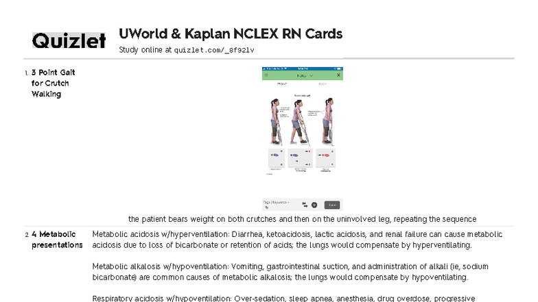 NCLEX RN Study Guide: Key Concepts and Nursing Interventions - Studocu