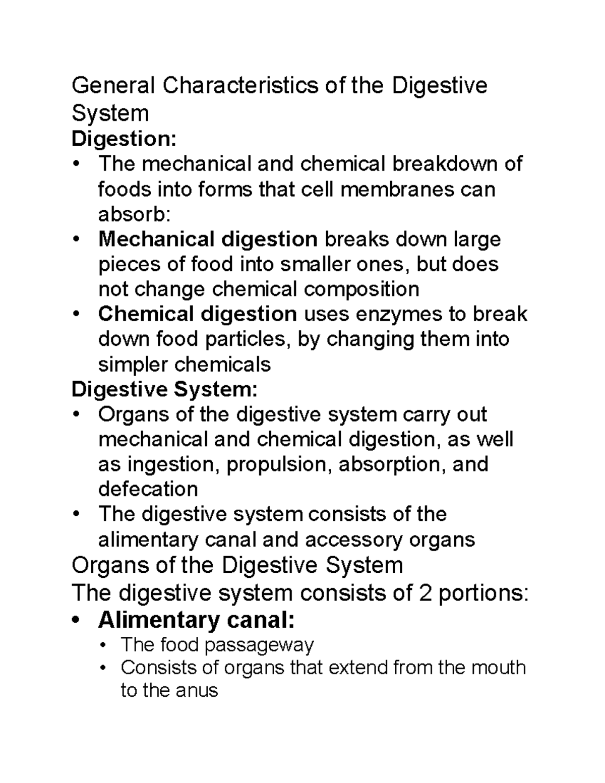 Comprehensive Overview of the Digestive System: Structures & Functions ...