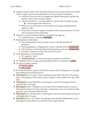 Genetic Engineering - Study Notes & Assignments - Studocu