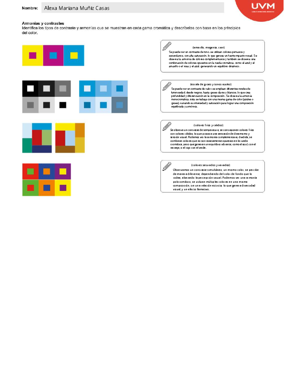 Análisis de Color y Composición Visual en Diseño Artístico - Studocu
