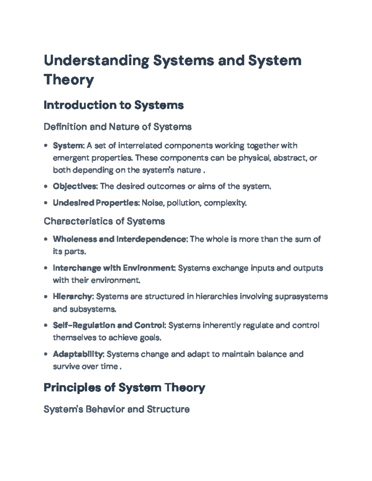 Understanding System Theory: Characteristics, Types, and Applications ...