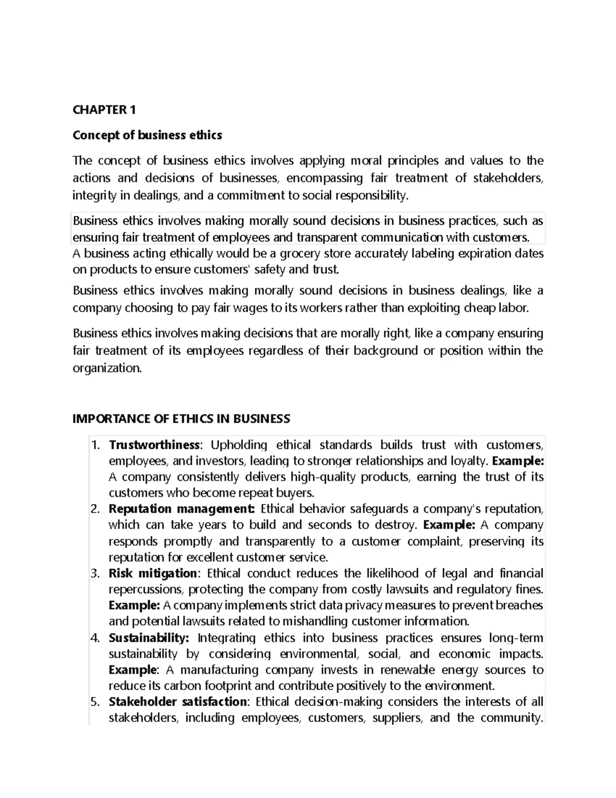 BBA 8th Sem Strategy Unit 1: Introductory Notes and Concepts - Studocu
