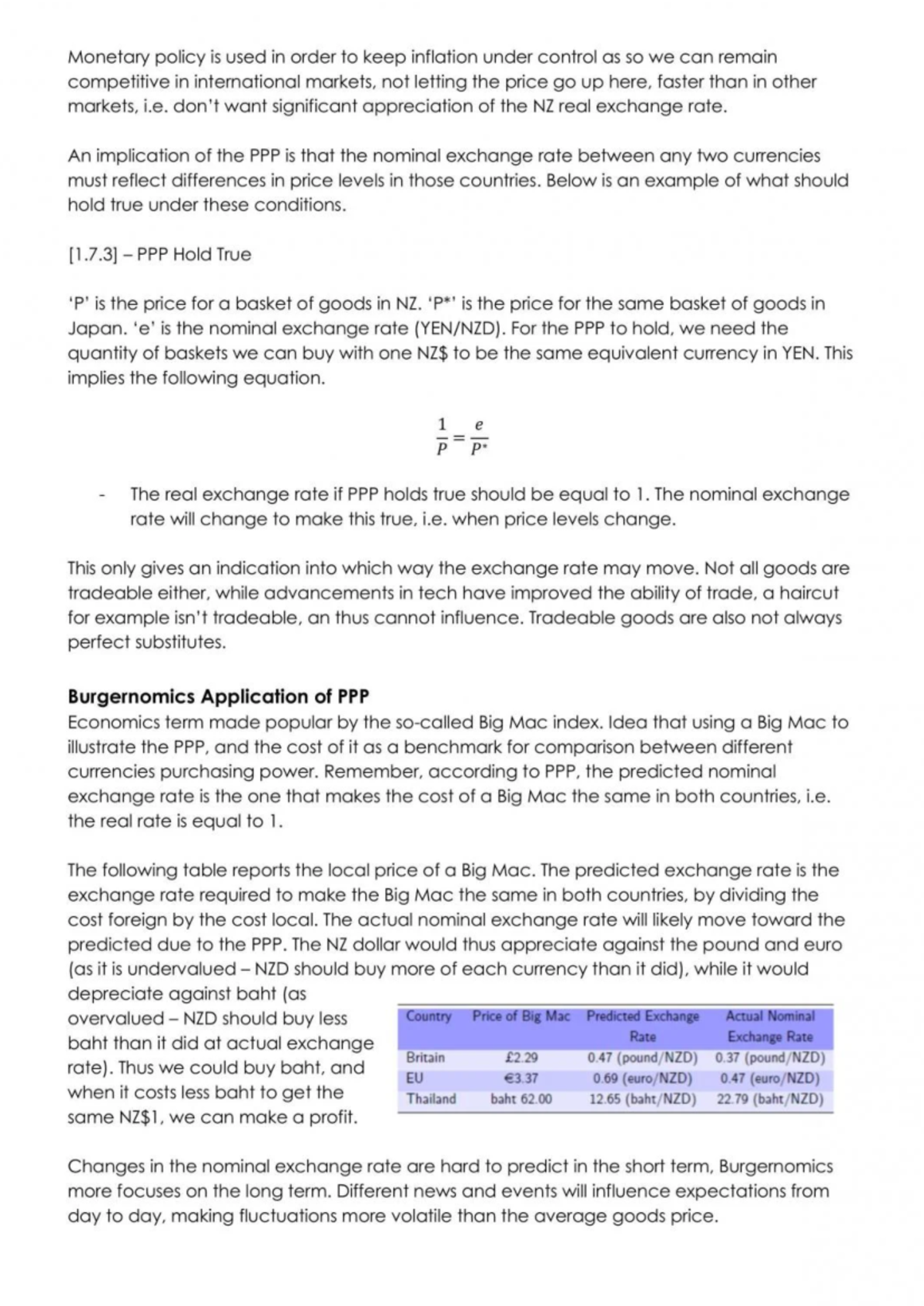 Macroeconomics Notes - Monetary policy is used in order to keep ...