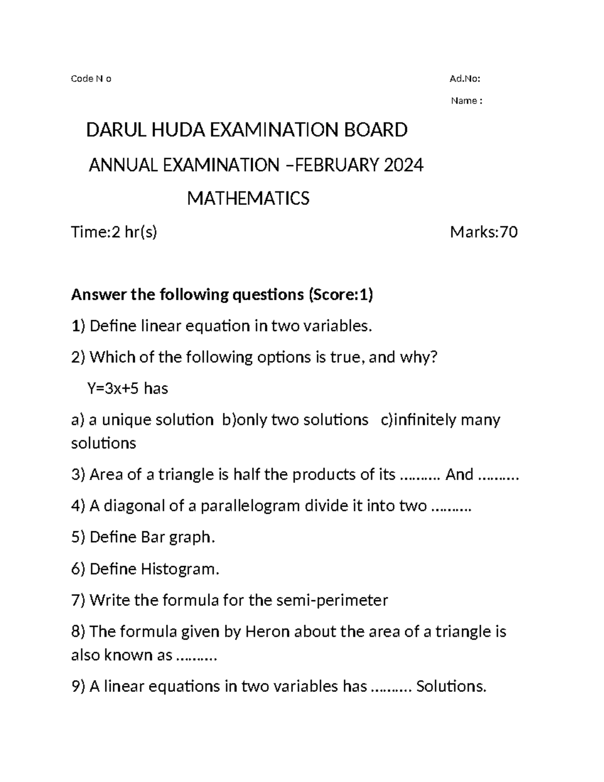 MAT211 - Study Notes for Final Exam - Mathematics February 2024 - Studocu