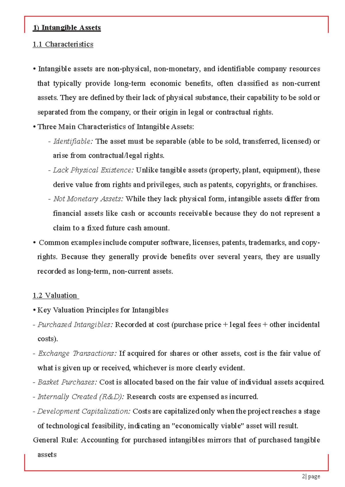 Intangible Assets Overview: Characteristics, Valuation & Amortization ...