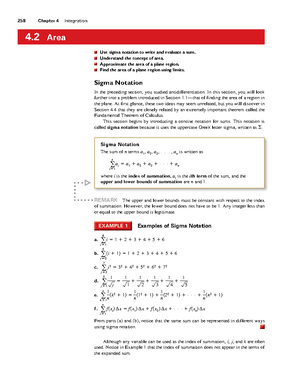 CALC 6 - CALC 6 NOTES - 282 Chapter 4 Integration THEOREM 4 The ...