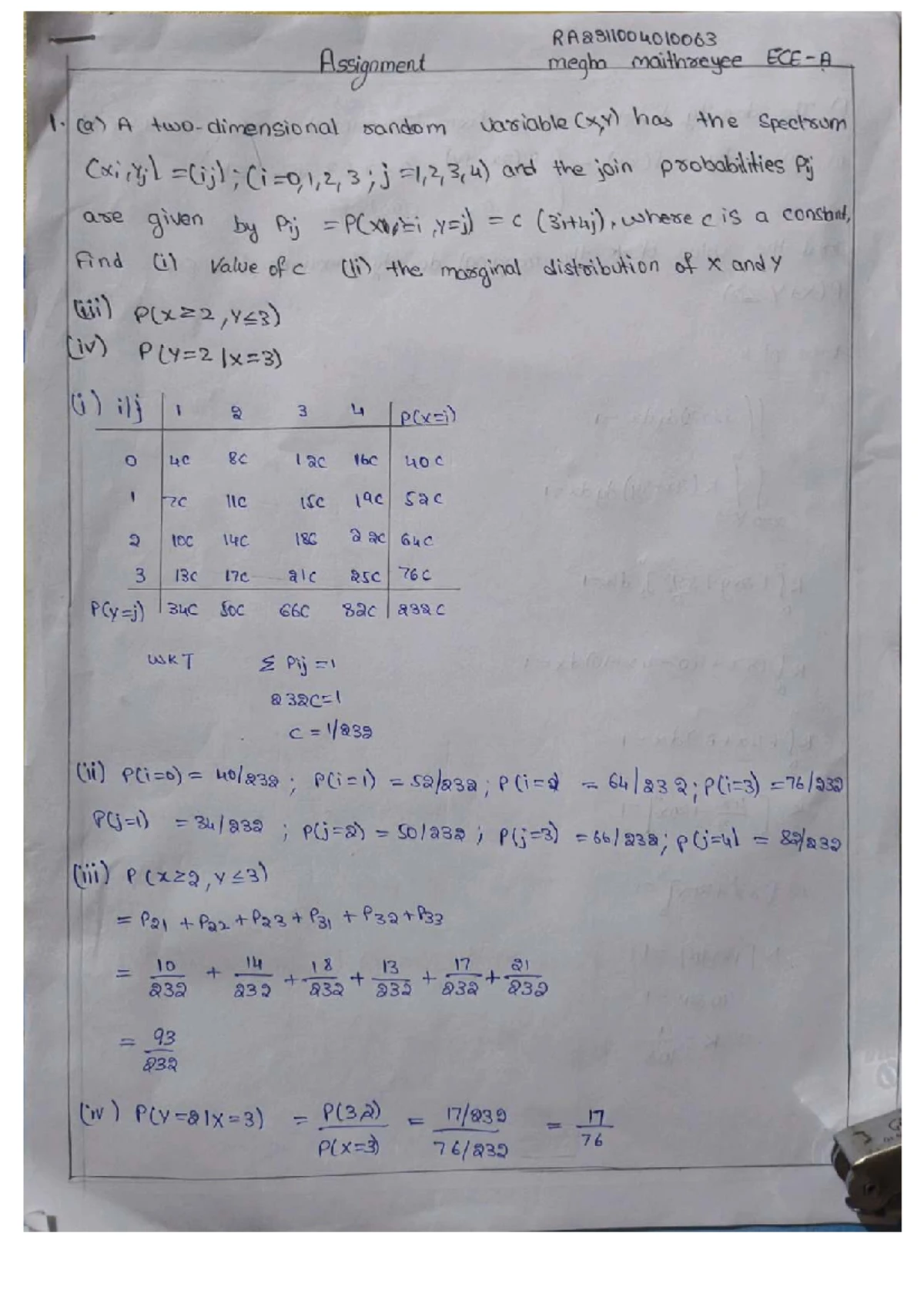 Remidial action sheet - Remedial assignment - SRM Institute of Science ...