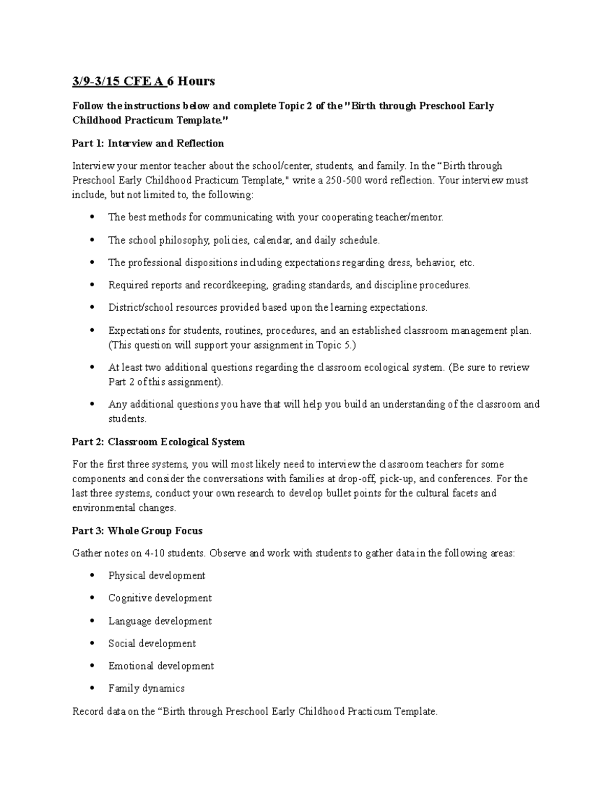 ECE 470 Practicum: Interview, Reflection & Best Practices Guide - Studocu