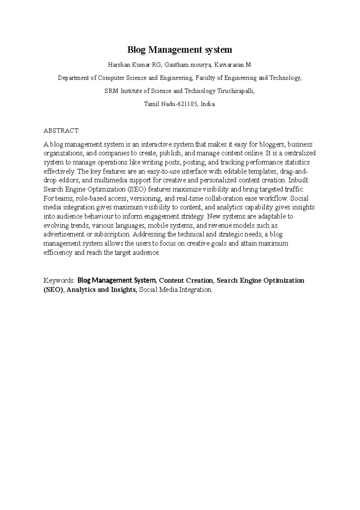Blog Management System: Enhancing Content Creation & Engagement ...