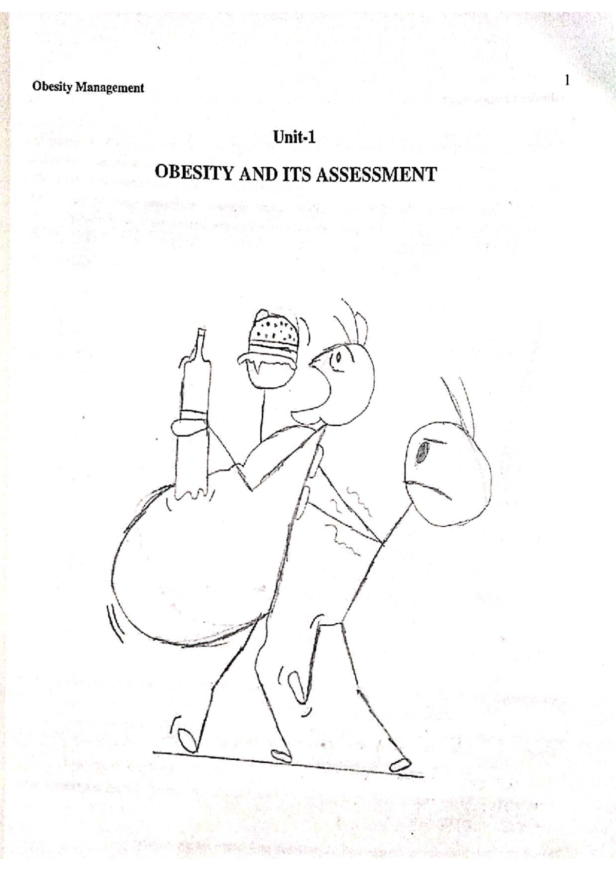 Obesity Management: Assessment and Health Implications - Studocu