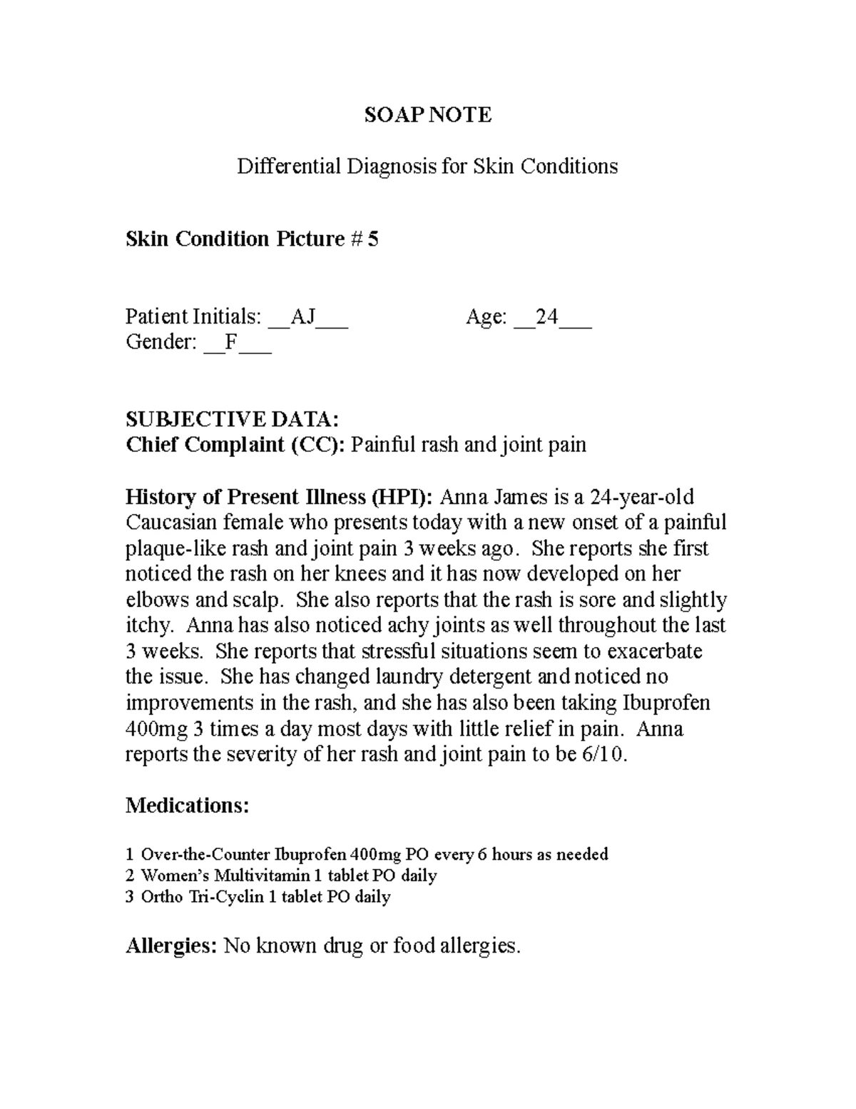 Walden University Advanced Health Assessment