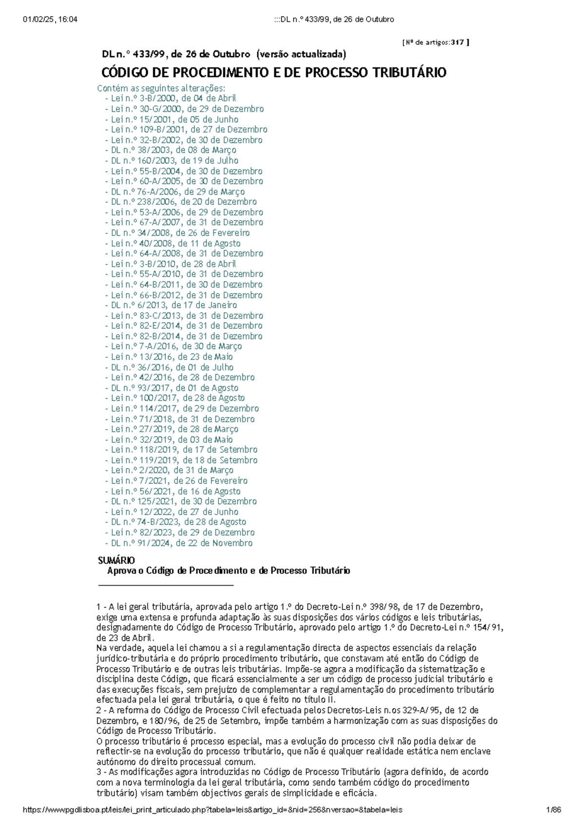 CPPT 2025 - Código de Procedimento e Processos Tributários Atualizado ...