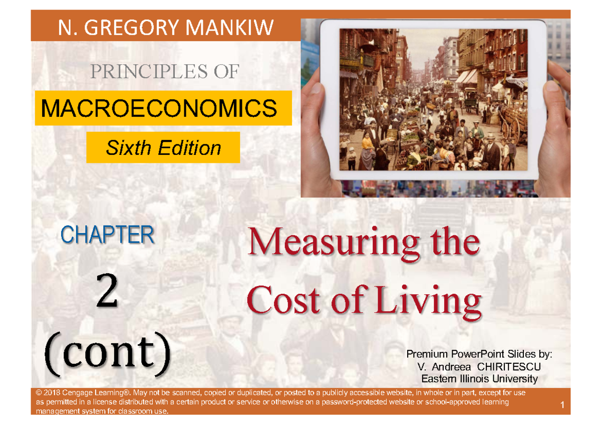 Principles of Economics (ECO 101) Chapter 2: Measuring the Cost of ...