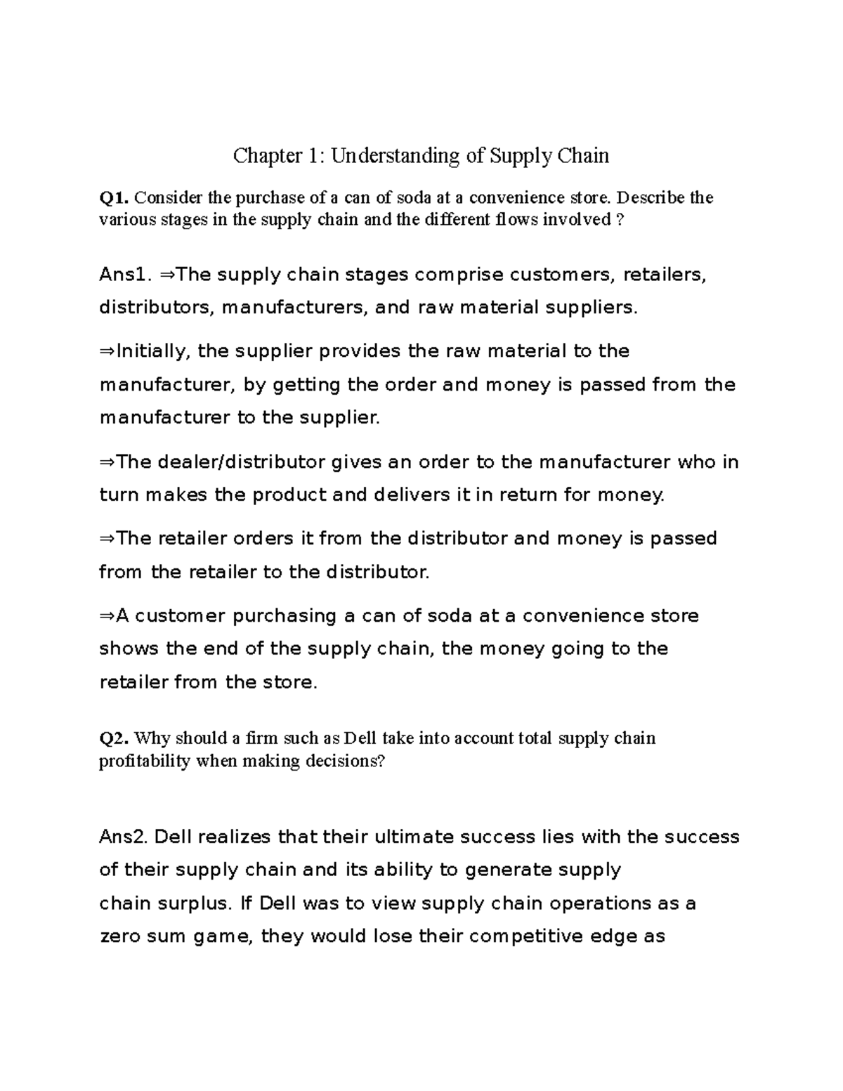 Chapter 1 Solutions - Sustainable Supply Chain Management Insights ...