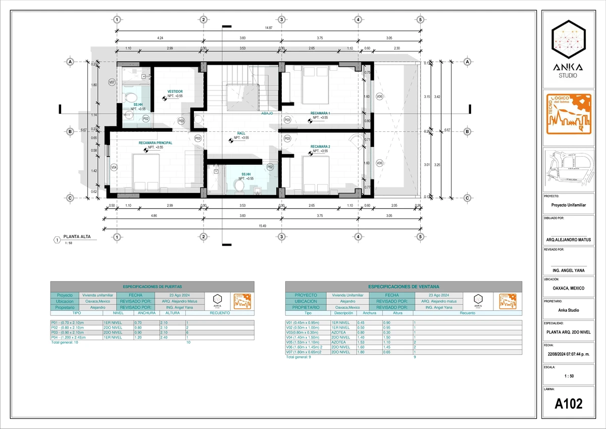 ANKA 2414 Final Project: Unifamiliar Design by ARQ Matus - Studocu