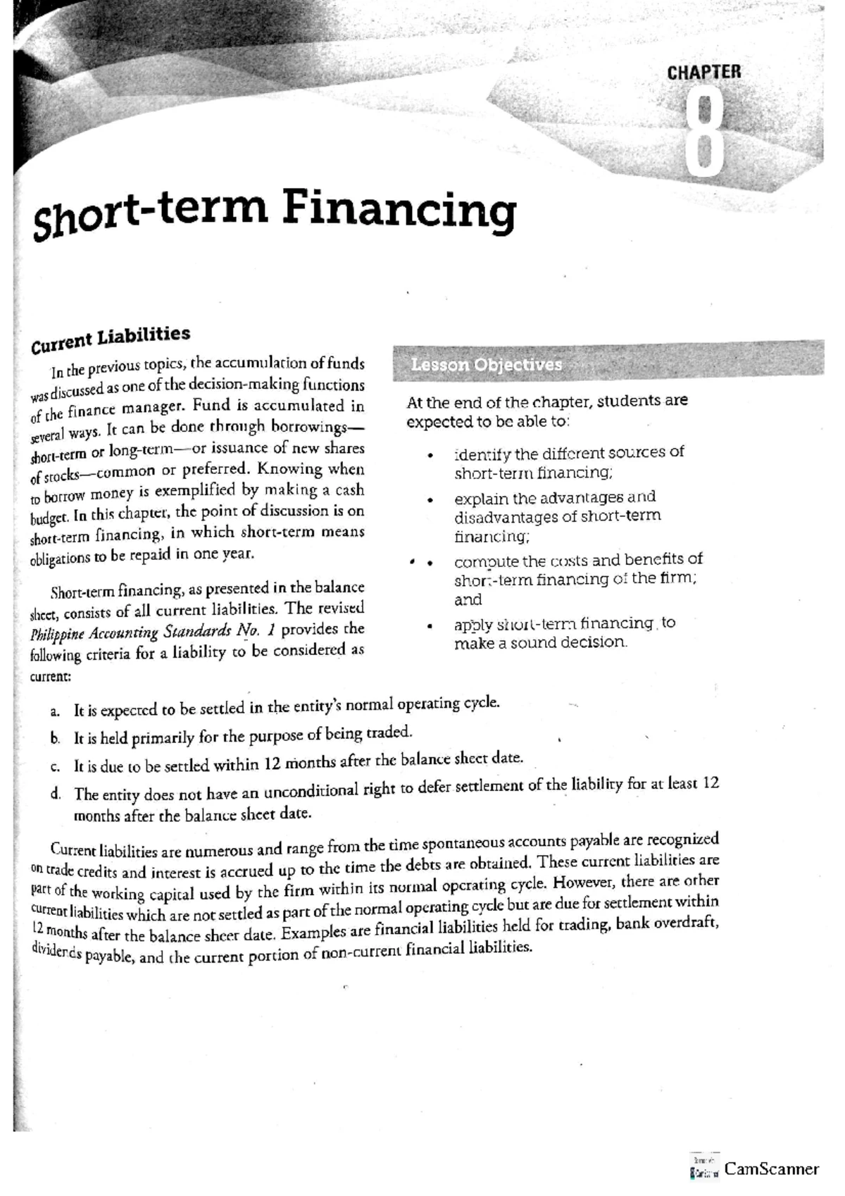 Chapter 4 - Financial Planning and Budgeting Essentials for Management ...