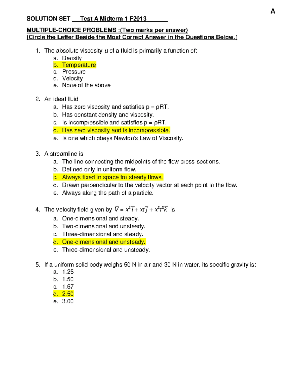 ENGR 202 Final Exam Review Solutions for Mechanics of Materials - Studocu