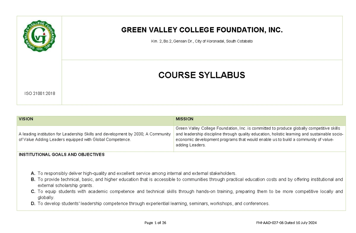 CLJ 2 Syllabus: Human Rights Education for Criminal Justice Students ...