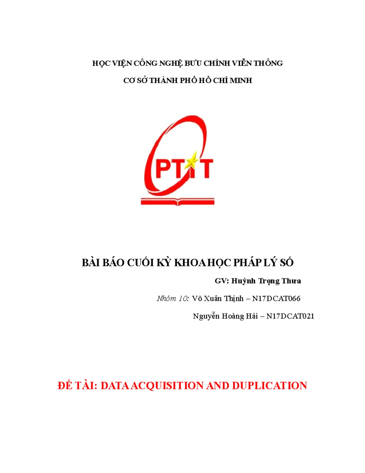 8 QLTV v1 - PTITHCM - BỘ THÔNG TIN VÀ TRUYỀN THÔNG HỌC VIỆN CÔNG NGHỆ ...