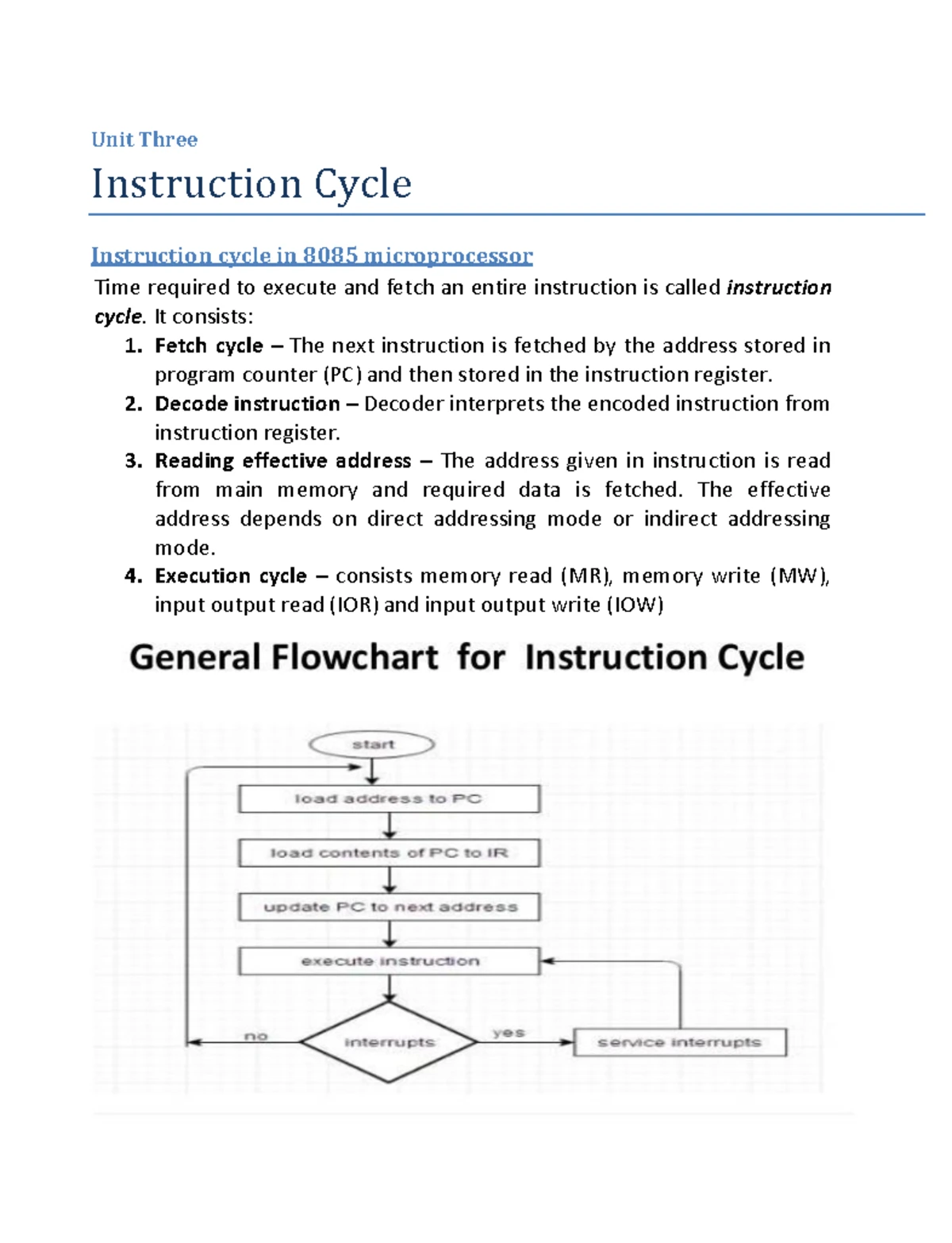 CACS 155 Microprocessor & Computer Architecture 2018 Exam Questions ...