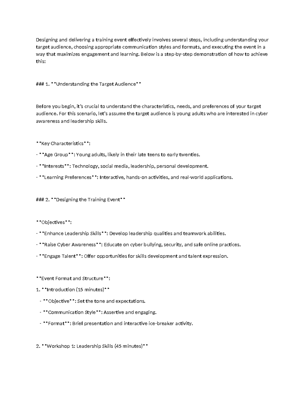 Designing an Engaging Training Event for Young Adults: ITY Colombo ...