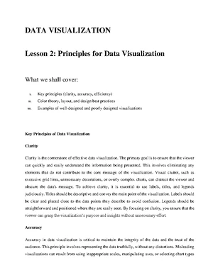 Lesson 1 66 - Fundamentals of Data Visualization Techniques - Studocu