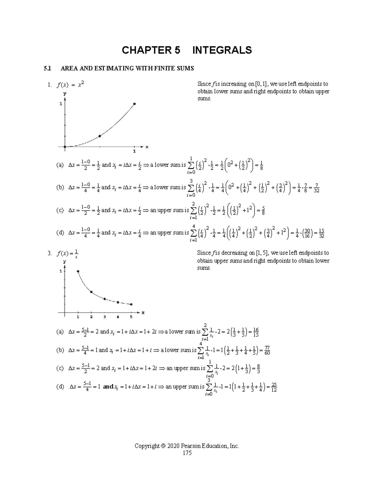 Calculus I: Integrals and the Fundamental Theorem Notes (Section 5.4 ...