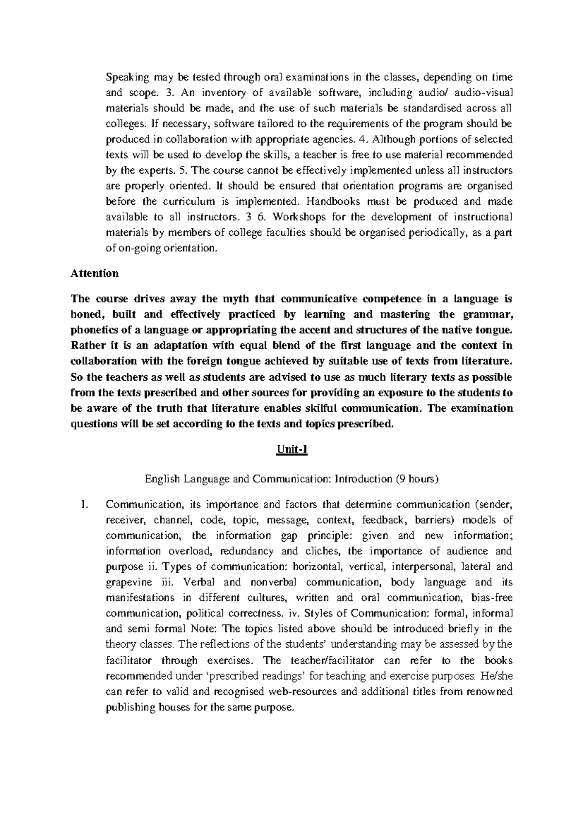 AEC 101: English Language and Communication Course Overview - Studocu