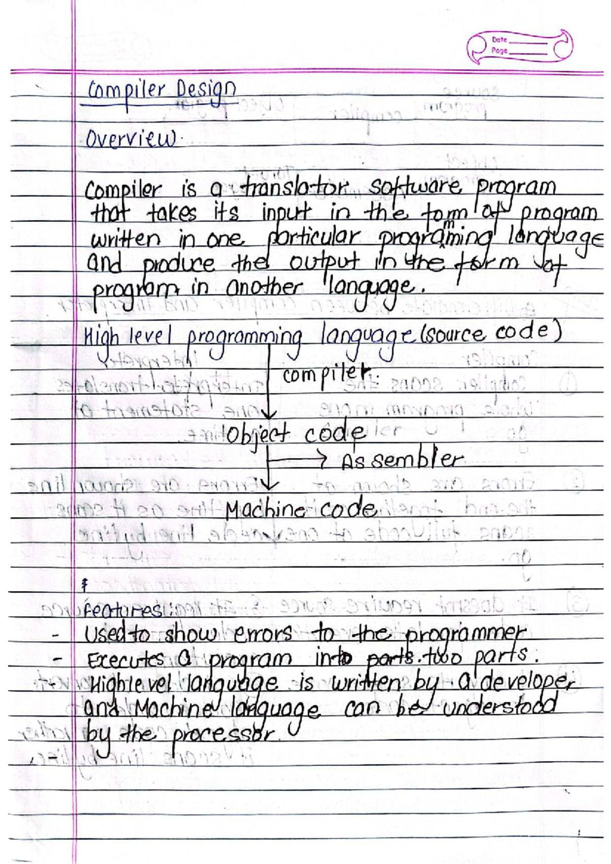 Compiler Design Notes (921403) - Overview and Key Concepts - Studocu