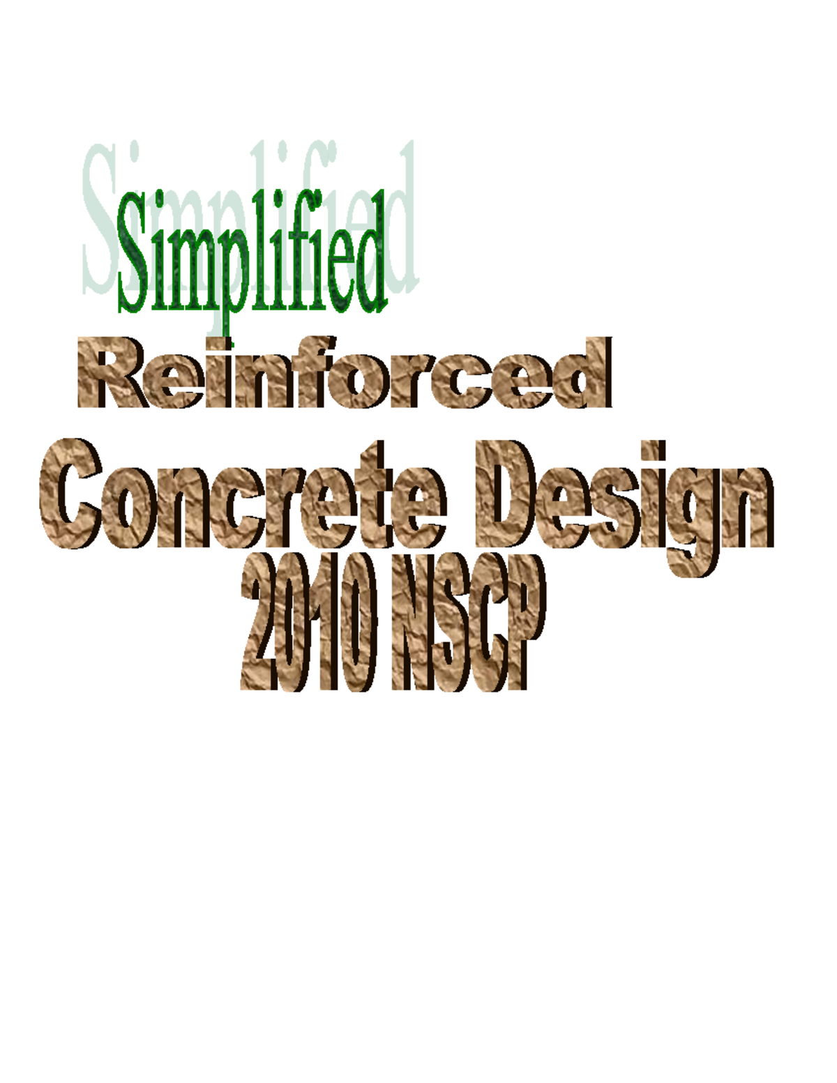 Simplified Reinforced Concrete Design – 2010 NSCP Overview - Studocu
