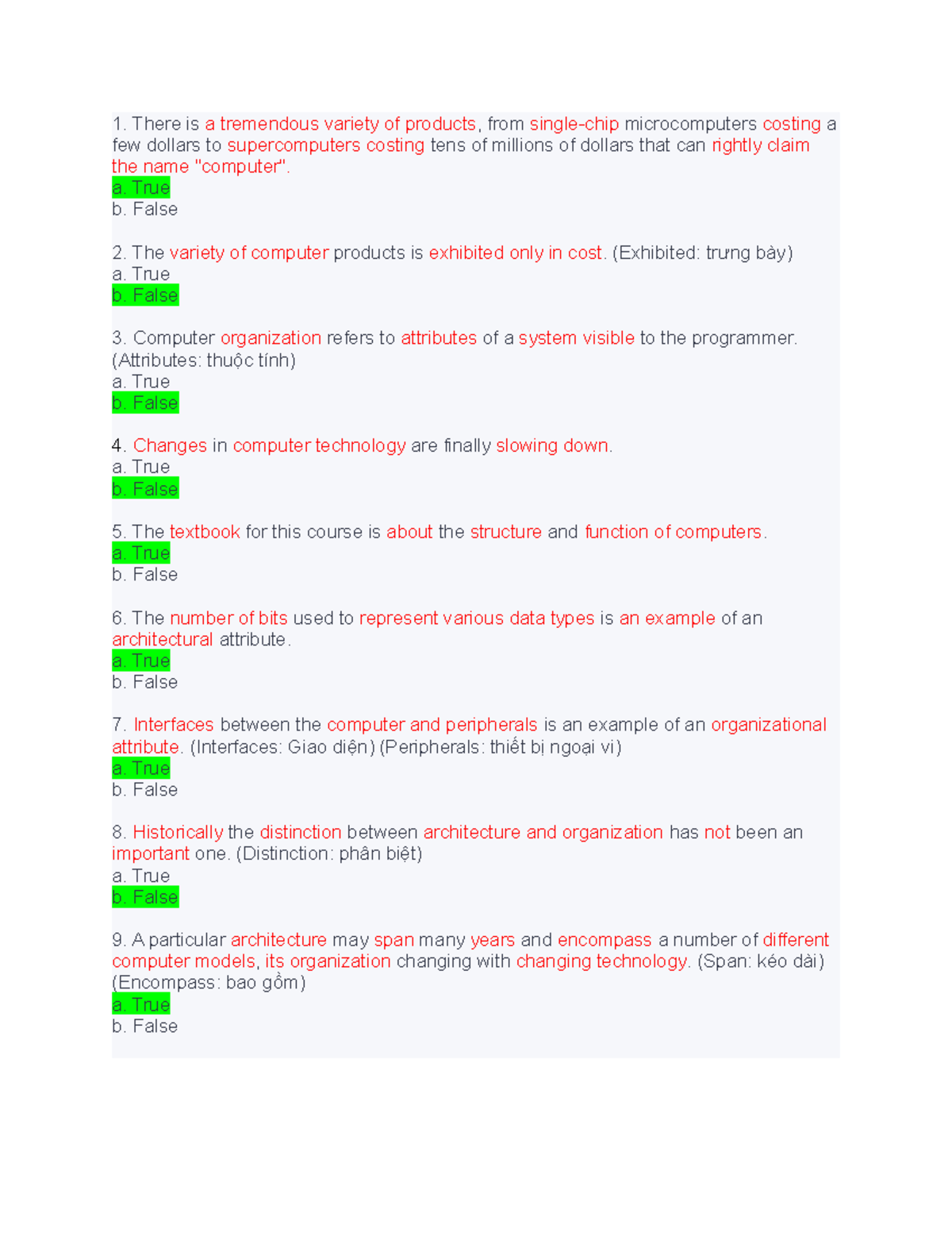 CEA201 Final Exam: Comprehensive Computer Architecture Review - Document Preview